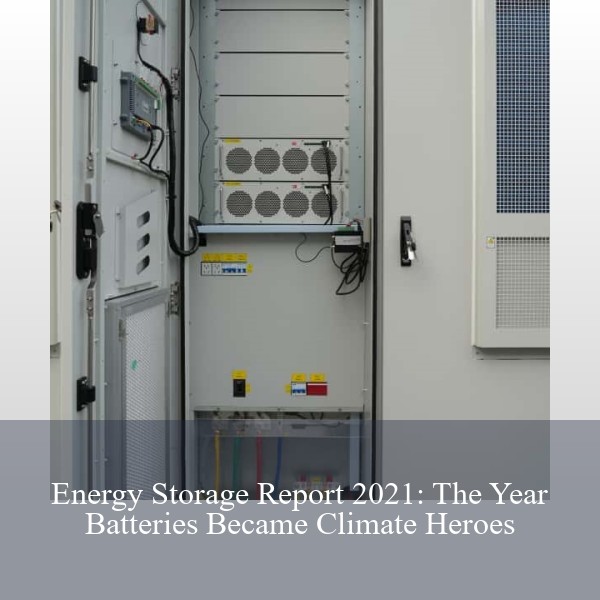 Energy Storage Report 2021: The Year Batteries Became Climate Heroes